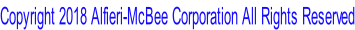 Copyright 2018 Alfieri-McBee Corporation All Rights Reserved
